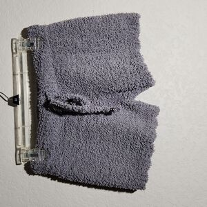 Pol Shorts Womens Sherpa Size M Light Gray Lounge Shorts